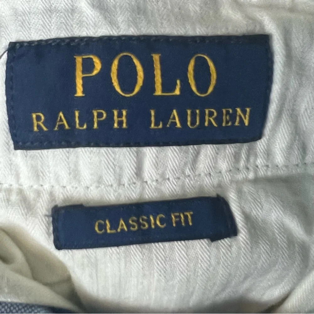Polo Ralph Lauren Men's Classic Fit Blue Cotton Chino Trouser Pants Sz. 34x32